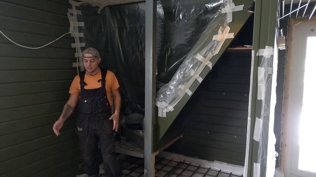 Бетонный пол по деревянным лагам