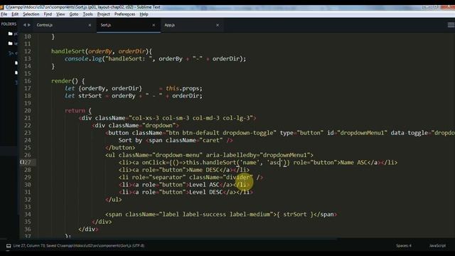 Lập trình ReactJS - Bài 40 Xây dựng chức năng Sort - Handle Sort смотреть онлайн