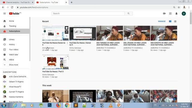YouTube Da Hausa | Darasi na 7 | Channel Analytics смотреть онлайн
