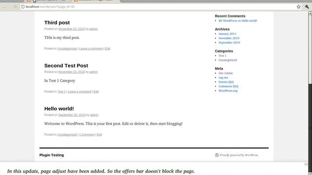 Wordpress Pop Up plugin "WP Demon" Page Adjust Feature смотреть онлайн