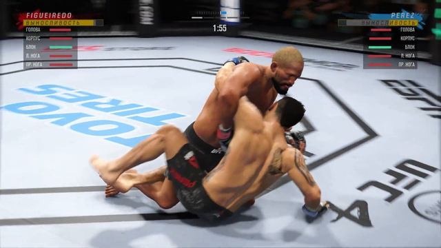 UFC 4 - Новый Боец Алекс Перез Alex Perez VS Дейвесон Фигередо Deiveson Figueiredo (CPU vs CPU) смотреть онлайн
