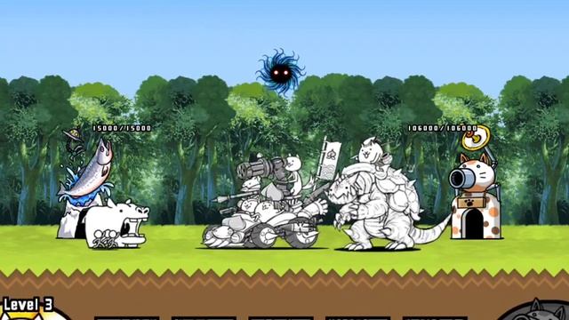 [The Battle Cats] Ultra Souls cat combo смотреть онлайн