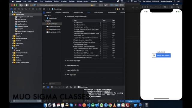 React Native Google SignIn Step by Step Complete Example | Muo Sigma Classes смотреть онлайн