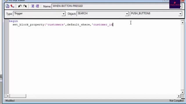 create search button in oracle forms. смотреть онлайн