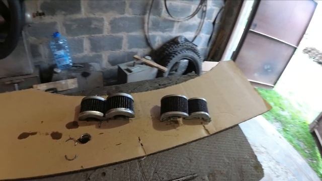 Масляные фильтра Сравнение качества Hiflo  Loncin LX300 Klx250