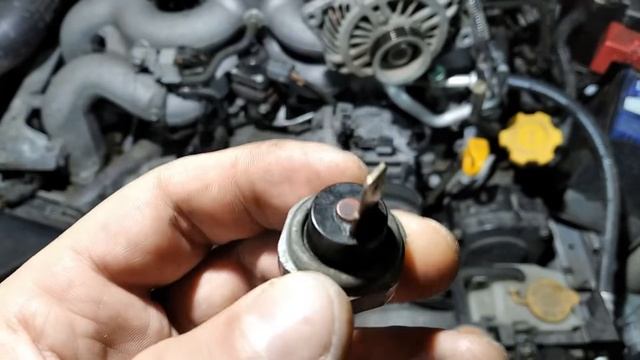 Замена датчика давления масла Subaru Forester SH 2,0 EJ 204 смотреть онлайн