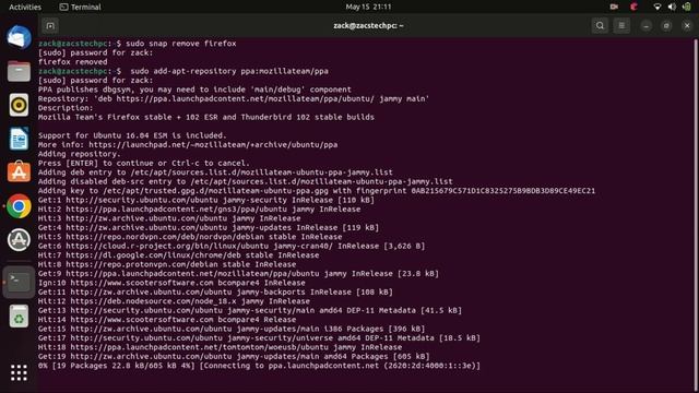 How to Install the Firefox as Deb package in Ubuntu 22.04 смотреть онлайн