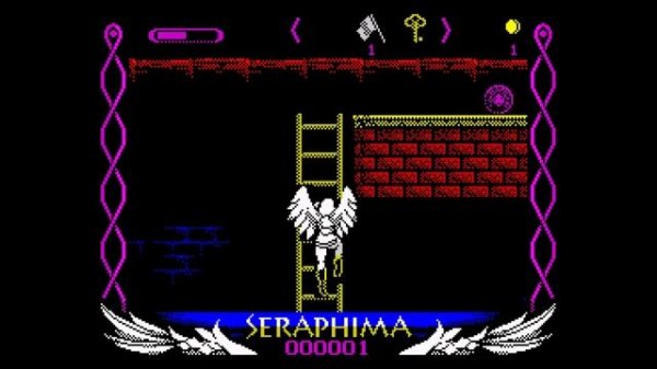 ZX Spectrum Game: Seraphima (2023 Zosya)