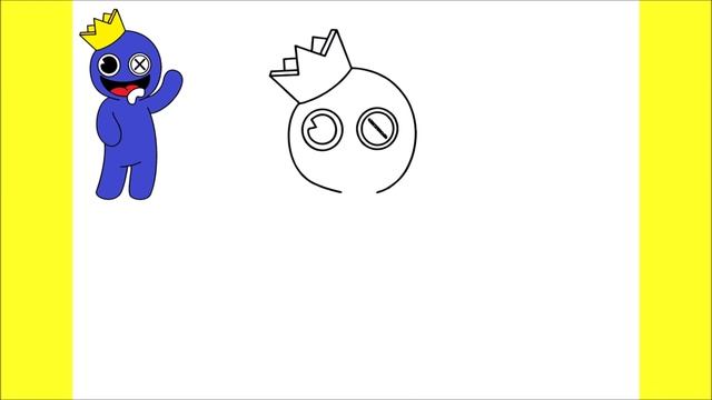 HOW TO DRAW RAINBOW FRIENDS BLUE смотреть онлайн