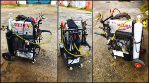 Полезная самоделка из профильной трубы. Тележка для сварочного полуавтомата РЕСАНТА от Василёчка