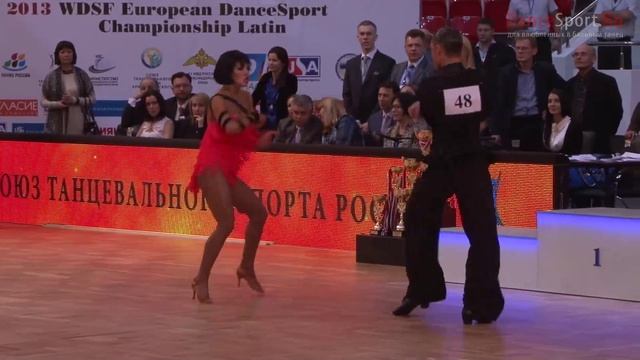 Umberto Gaudino - Louise Heise, 1 Round Samba