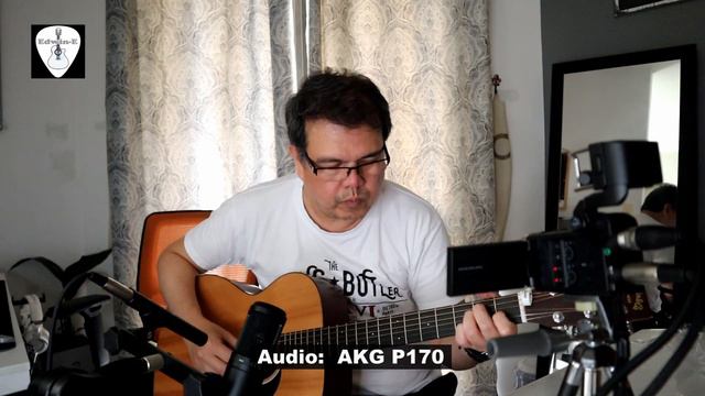 AKG Perception P170 Condenser Microphone Test on Acoustic Guitar смотреть онлайн