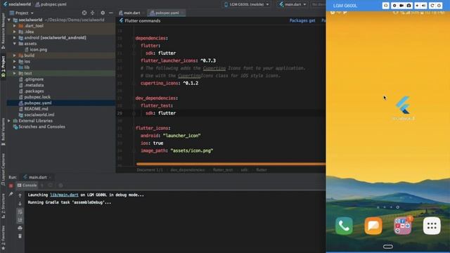 Flutter: Change App Launcher Icon & Name Android & iOS (2020) смотреть онлайн