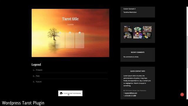 Tarot Plugin For Wordpress - Tarokina Pro