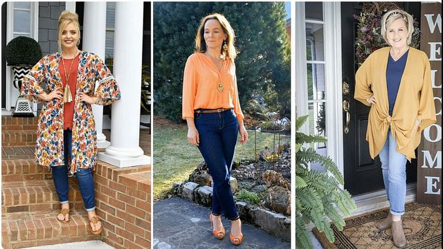 ОМОЛАЖИВАЮЩИЕ ОБРАЗЫ С МОДНЫМИ ДЖИНСАМИ ДЛЯ ЖЕНЩИН 50+55+60+💖СТИЛЬНЫЕ ОБРАЗЫ CASUAL смотреть онлайн