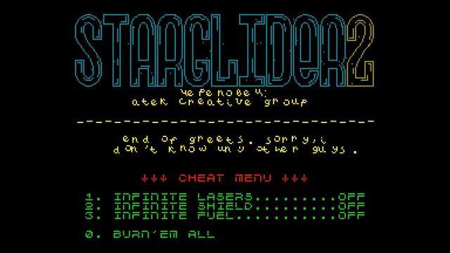 Star Glider 2 Crack Intro - Auryn Group [#zx spectrum] смотреть онлайн