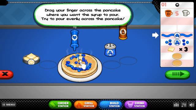 Papa's Pancakeria HD - Day 1