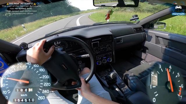 1997 VOLVO 850 R 2.3 BIG TURBO 480HP on AUTOBAHN [NO SPEED LIMIT] by AutoTopNL смотреть онлайн