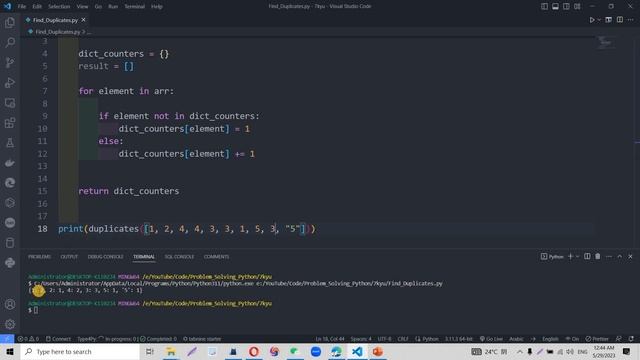 Problem Solving in Python (7kyu) | Find Duplicates смотреть онлайн