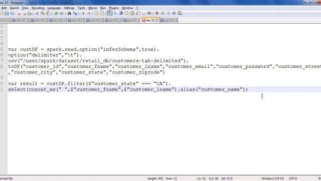 CCA 175 Real Time Exam Scenario 1 | Read Tab Delimited File | Write as CSV in HDFS смотреть онлайн