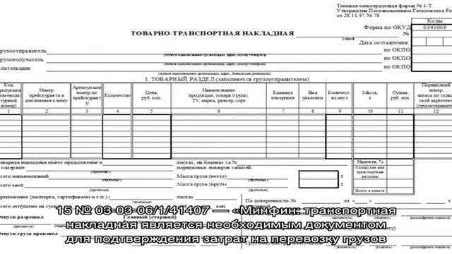 Налоговики разъяснили можно ли учесть расходы на перевозку груза без транспортной накладной