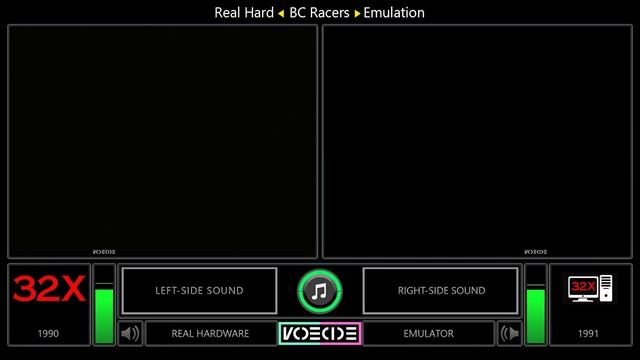 BC Racers (Real Sega 32X vs Sega 32X Emulator) Side by Side Comparison | VCDECIDE смотреть онлайн