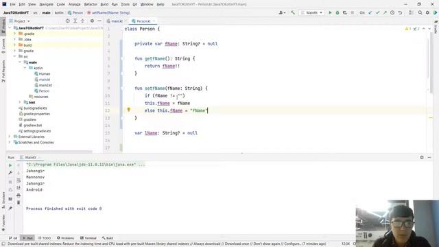Java to Kotlin #12 - Getter & Setter смотреть онлайн