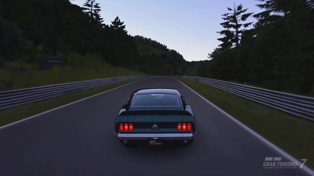 Ford Mustang Boss 429 1969 drive at Nurburgring Nordschleife #racing #usa #granturismo #supercars смотреть онлайн