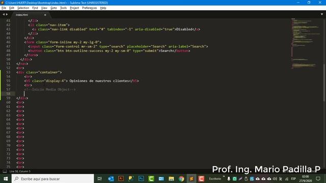 Media Object Bootstrap 4 [Diseño Web] смотреть онлайн