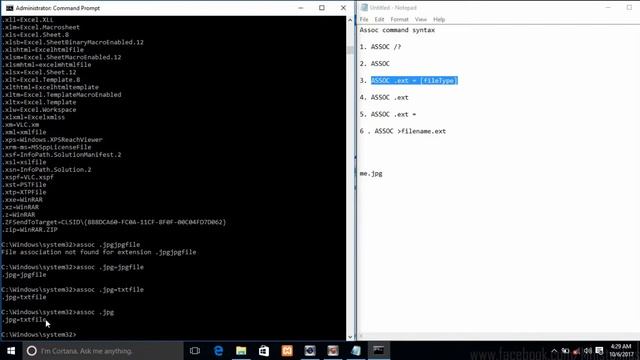 Learn Command Prompt (CMDs) absolutely page 2 (ASSOC command) смотреть онлайн
