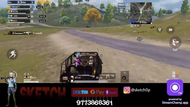 ASIA #13 CONQUEROR....... (top 13%) || SKETCH || PUBG MOBILE KR LIVE || !insta !device смотреть онлайн