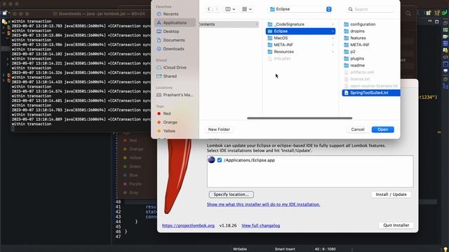 How to Install Lombok on MAC OS M1/M2 | Configure on Eclipse/STS - 2023 смотреть онлайн