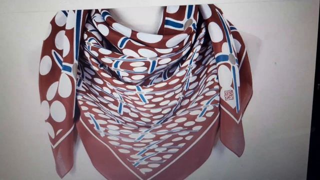 Павловопосадские изделия. Крепдешиновый горошек!!!Модный писк?? смотреть онлайн