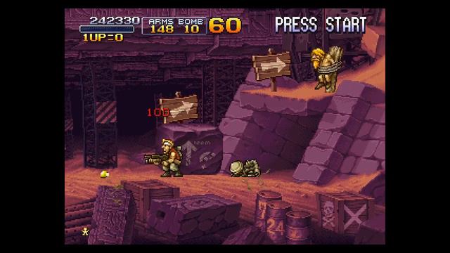 Metal Slug X ... (PS1) Gameplay смотреть онлайн