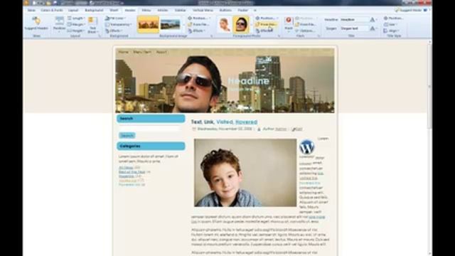 Artisteer Website Template and WordPress Theme Builder Software Tour смотреть онлайн