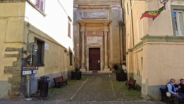 Nepi (Lazio), Italy【Walking Tour】History in Subtitles - 4K смотреть онлайн