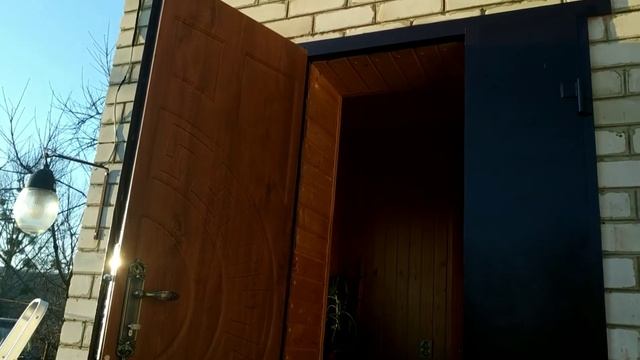 Металлическая дверь своими руками смотреть онлайн