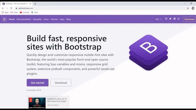 What is Bootstrap & How to Download and install Bootstrap 4 смотреть онлайн