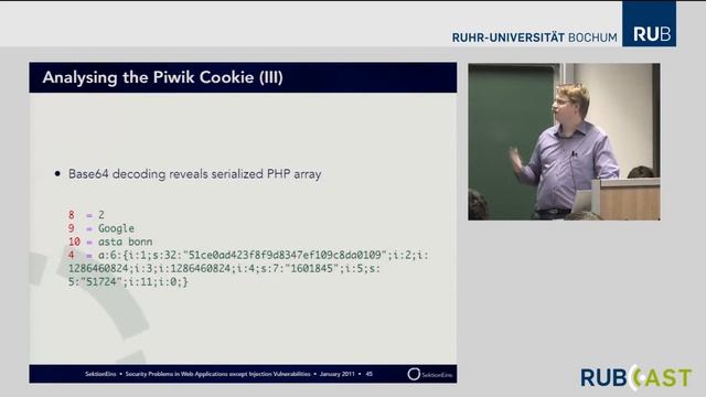 Stefan Esser/Ben Fuhrmannek - Security Problems in Web Applications except Injection Vulnerabilitie смотреть онлайн