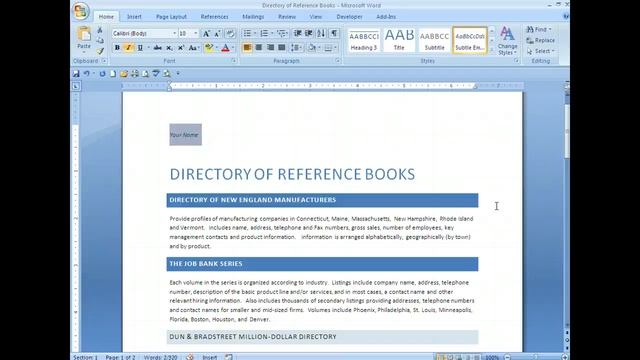 Using Styles and Themes with Word 2007 смотреть онлайн