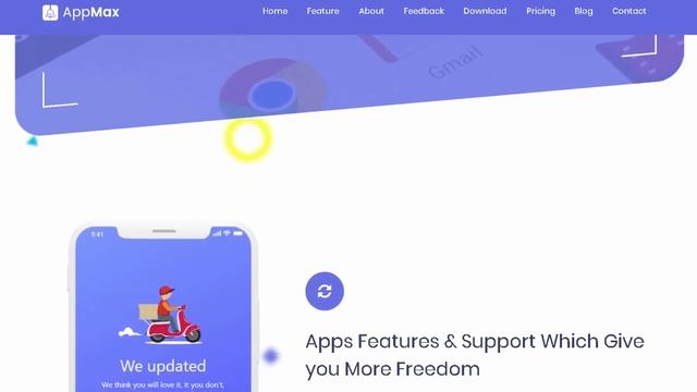 Awesome App Landing Page - AppMax | Themeforest Templates смотреть онлайн