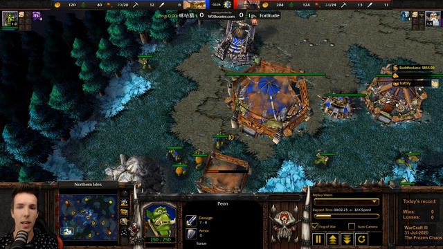 Grubby | WC3 | New ORC Base Layout смотреть онлайн