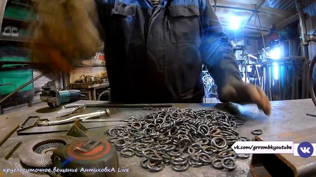 300 колечек для кованых гардин. АнтиковкА смотреть онлайн