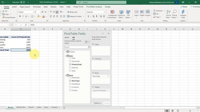 เทคนิค Pivot Table นับจำนวนที่ไม่ซ้ำ [Distinct Count] смотреть онлайн