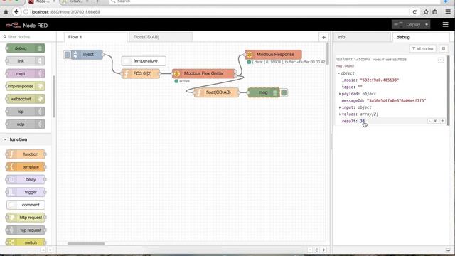 Node-RED with Modbus Tutorial (part 2) смотреть онлайн