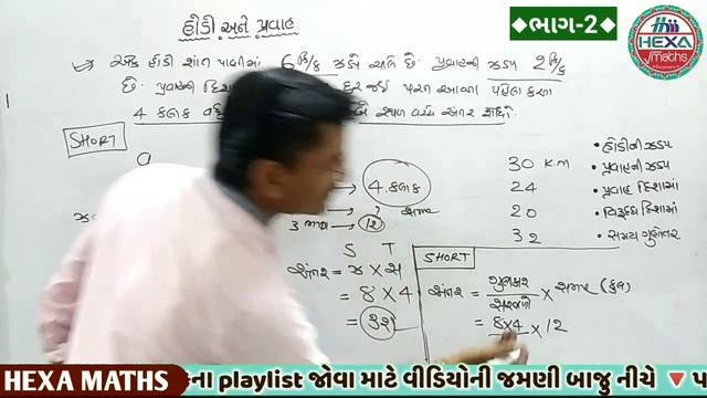 હોડી અને પ્રવાહ|boat And Stream|hodi And Pravah Maths|સમય અંતર હોડી|boat Questions|hexamaths|ભાગ-2