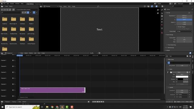 Blender Tutorial: How to Add Text in Blender Video Editor смотреть онлайн