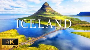 FLYING OVER ICELAND (4K UHD) - Relaxing Music Along With Beautiful Nature Videos - 4K Video UltraHD