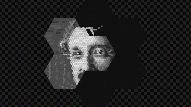 Magic Triangles Mosaic Trixel Speed Drawing Portrait смотреть онлайн