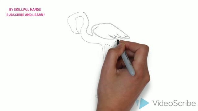 How to Draw a Flamingo / Как нарисовать фламинго смотреть онлайн